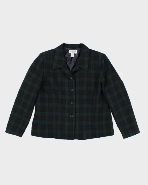 Pendleton Wool Check Blazer - L