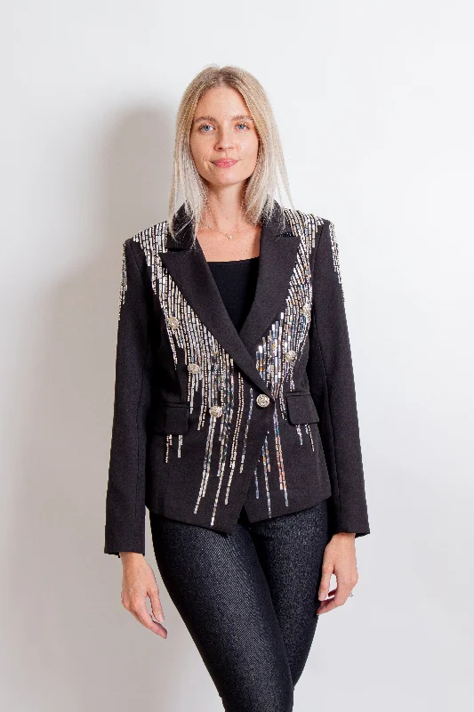 Black Zara Bling Blazer