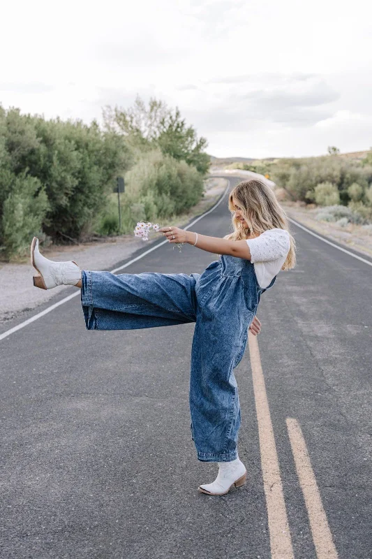 May Chambray Denim Overalls