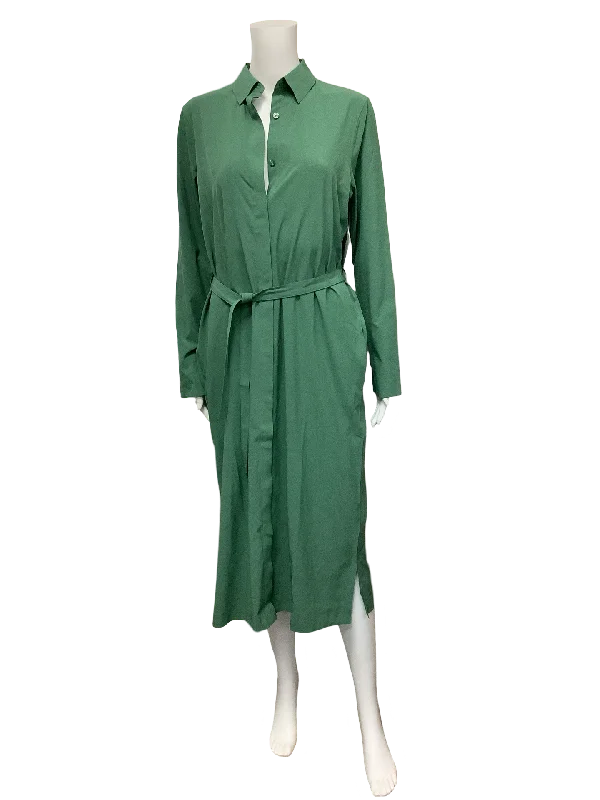 Athleta Dress Midi Length Shirt Green w/Tags  Size XS