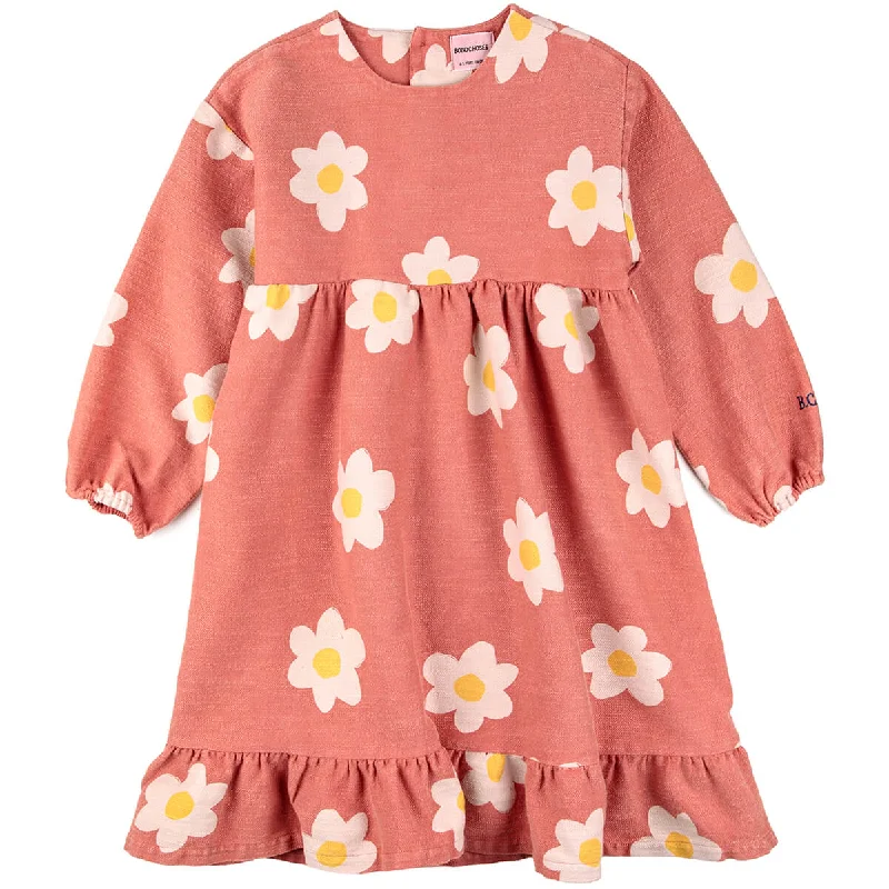 Big Flowers All Over Woven Dress by Bobo Choses - Last Ones In Stock - 10-13 Years