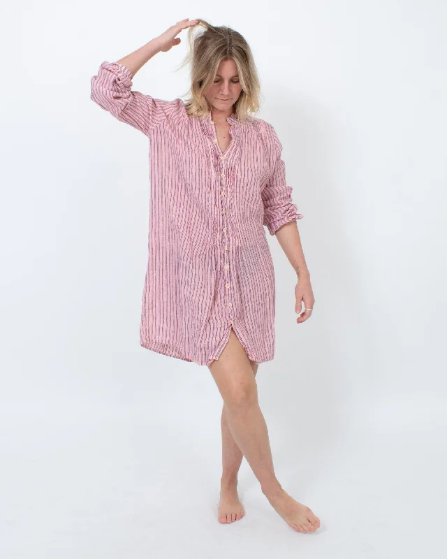 Button Down Shift Dress