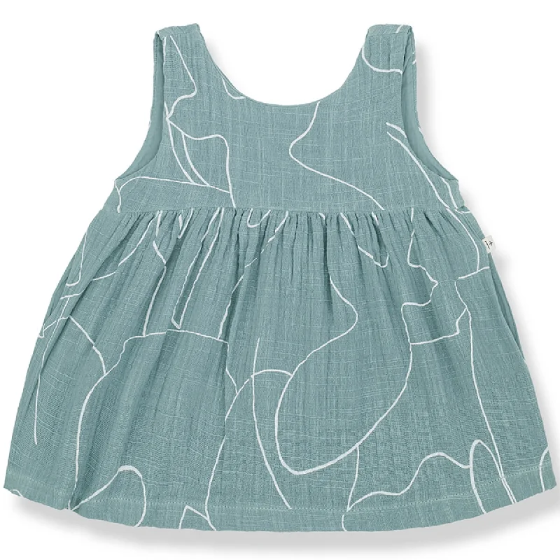 Camelia Dress in Shark by 1+ in the Family - Last One In Stock - 6 Months