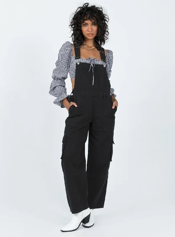 Cargo Overalls Black