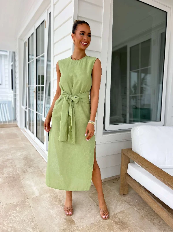 CARLA DRESS - GREEN