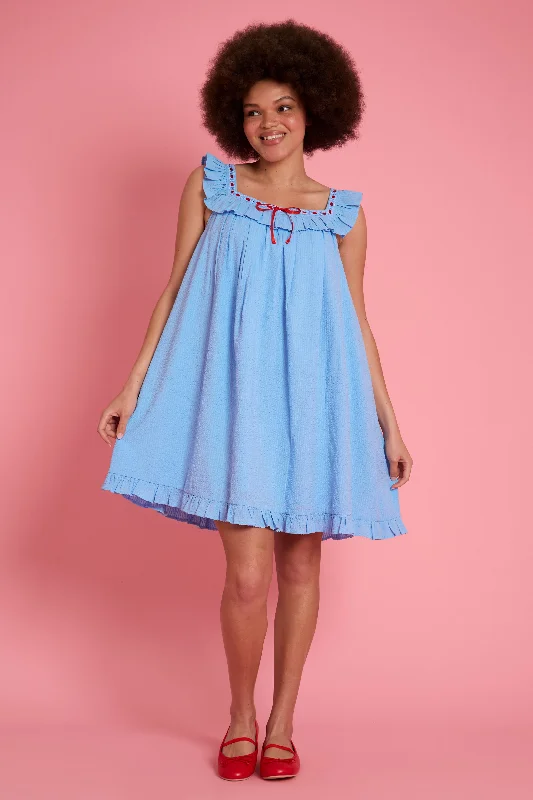 Dilly Bow Cami Smock Dress - Curve