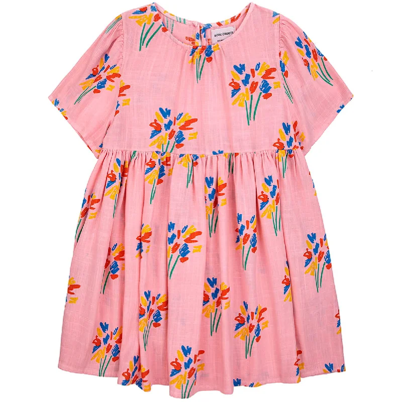 Fireworks All Over Flounce Sleeve Woven Dress by Bobo Choses - Last One In Stock - 12-13 Years