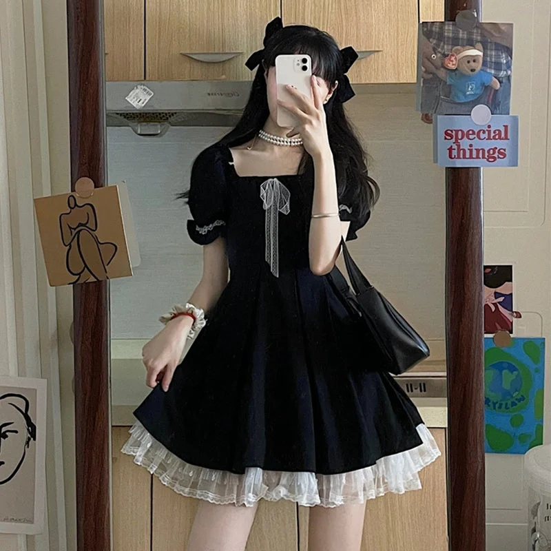 Japanese Lolita Lace Dress yv30793