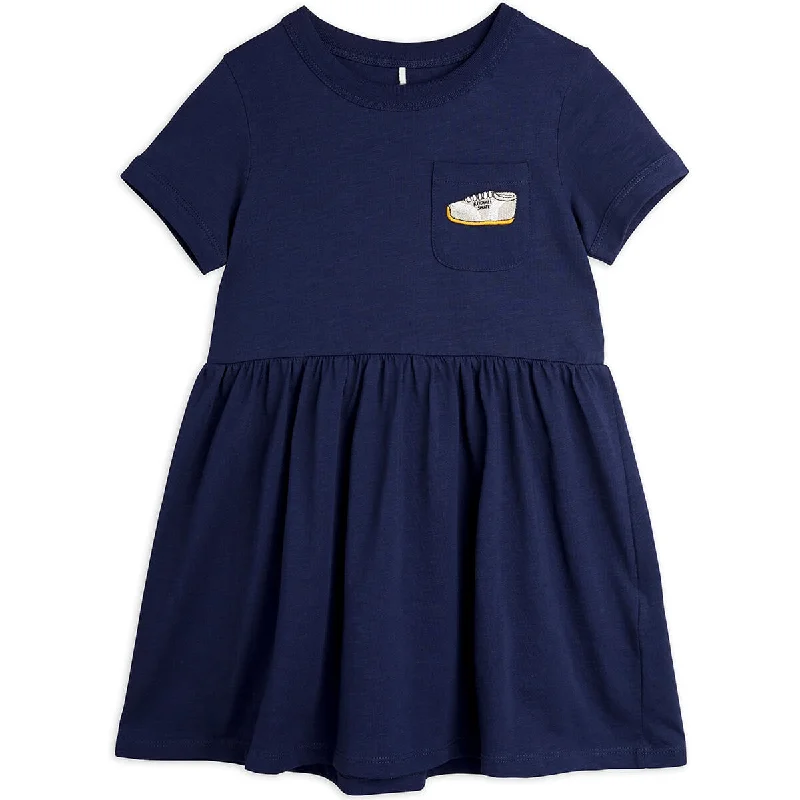 Jogging Dress in Blue by Mini Rodini