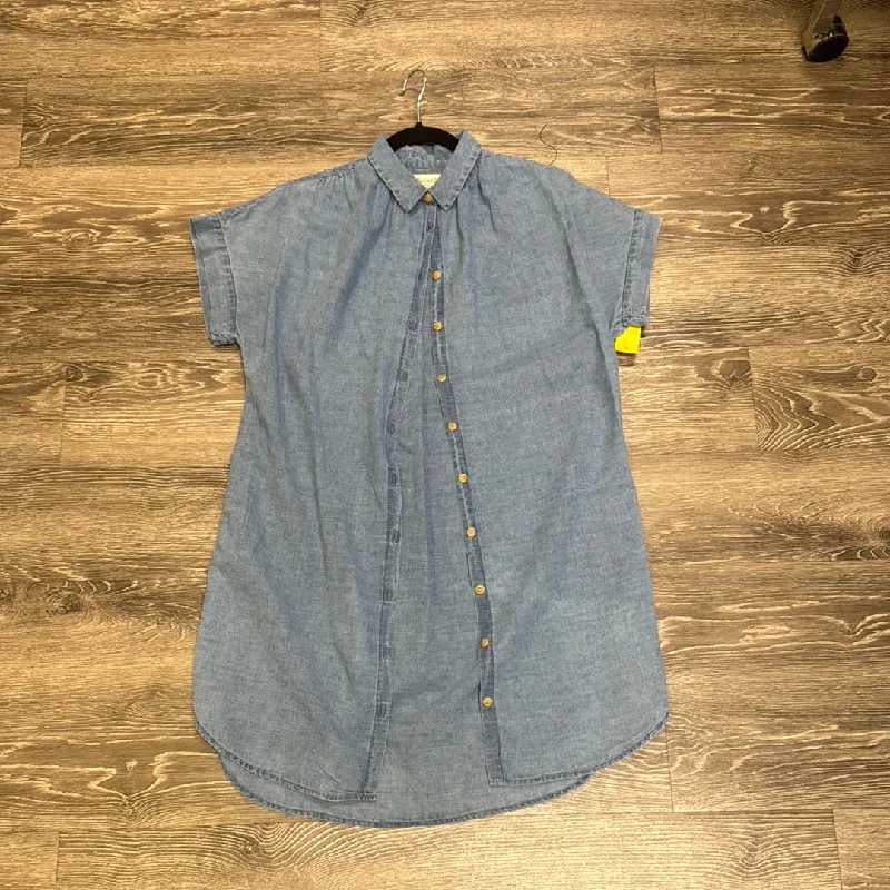 Madewell Chambray Button Dress - medium