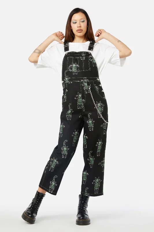 Peculiar Puss Overalls