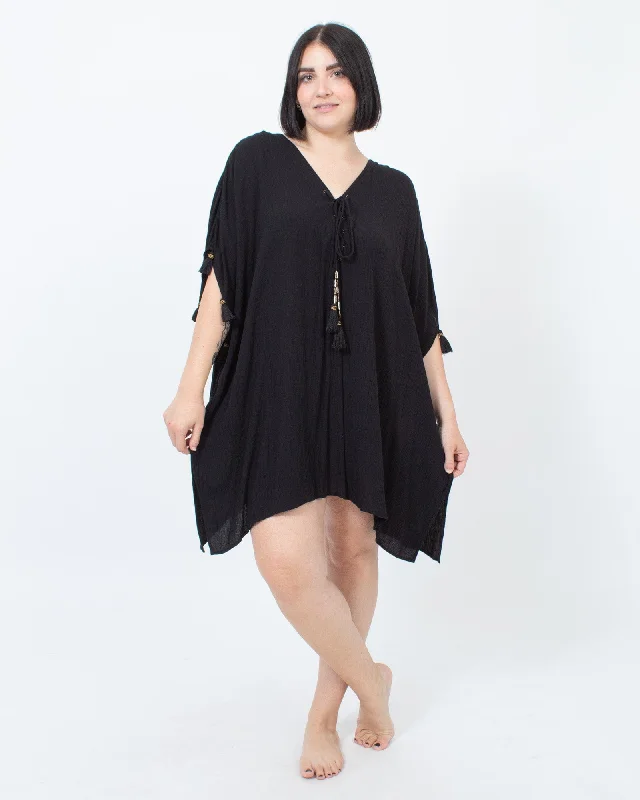 Sheer Black Shift Dress