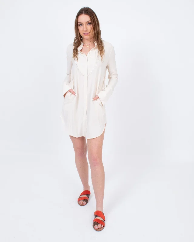 Silk Button Down Dress