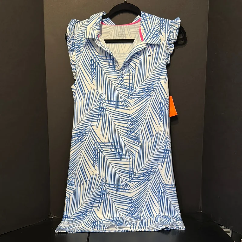 Vineyard Vines Leaf Print Dress - small