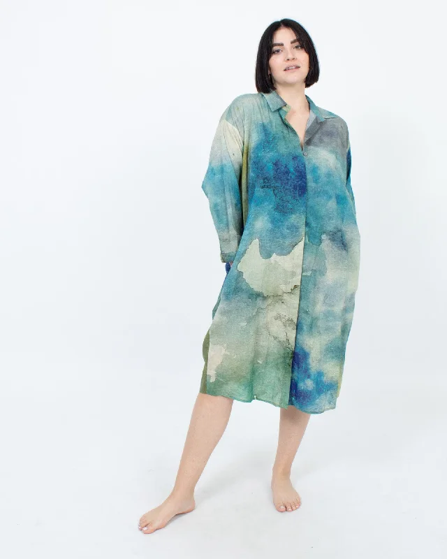 Watercolor Shift Dress