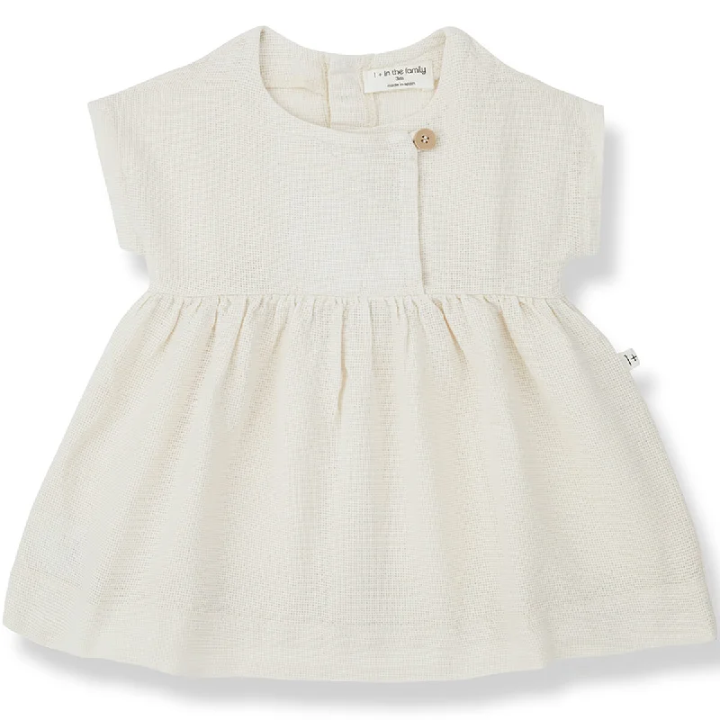 Xenia Dress in Ivory by 1+ in the Family