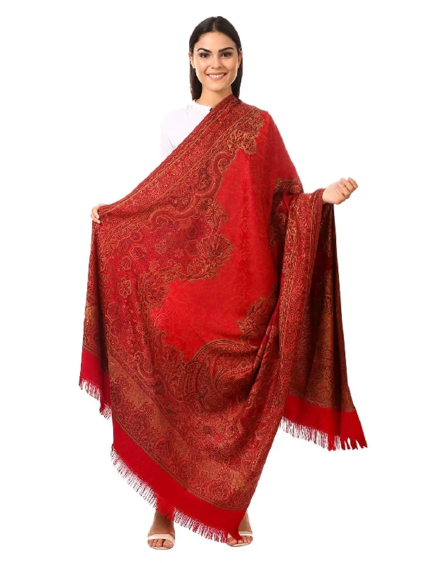 Pashtush Women'S Soft, Faux Pashmina Shawl Maroon