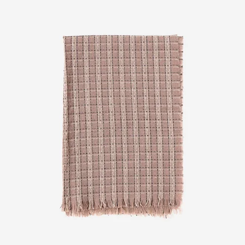 Kultura Ladies’ Fringed Shawl in Pink