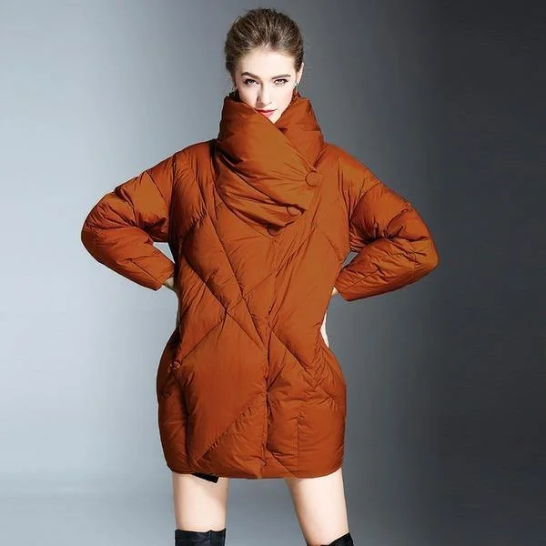 Casual Warm New Over size Clothing Pockets High Quality Women Coats