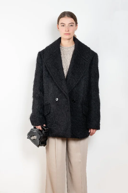 Brushed Wool Coat