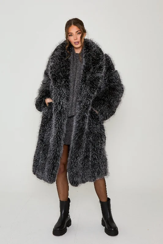 Tamara Long Premium Faux Fur Coat