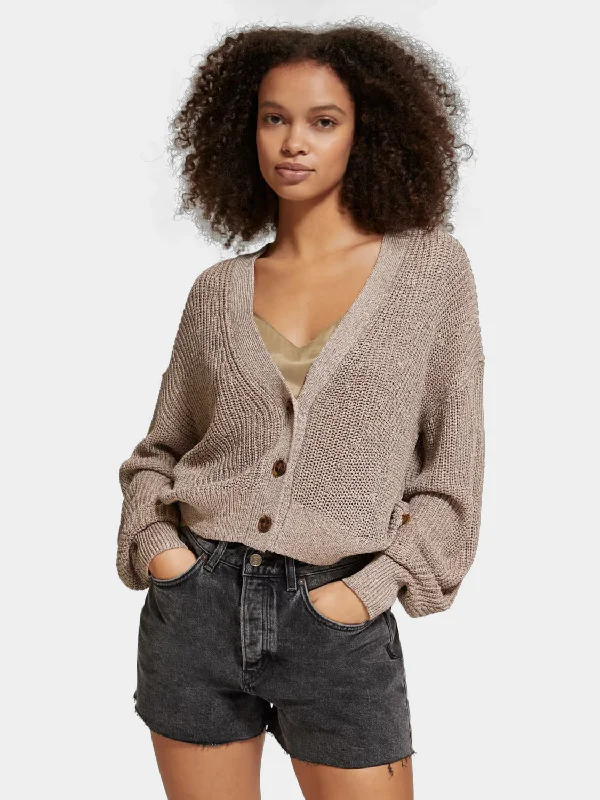 Boxy-fit knit cardigan