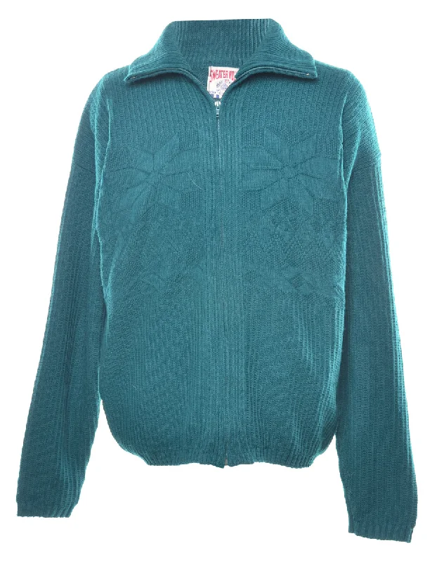 Green Nordic Cardigan - XL