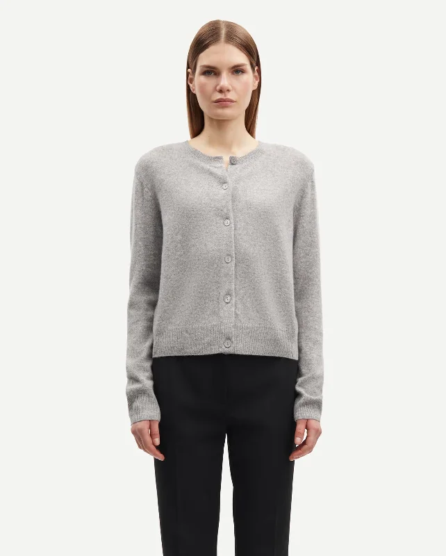 SABOSTON CARDIGAN 6304 / GREY MEL.