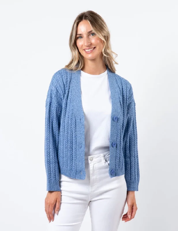 Stella + Gemma Posey Cardigan - Cobalt Melange