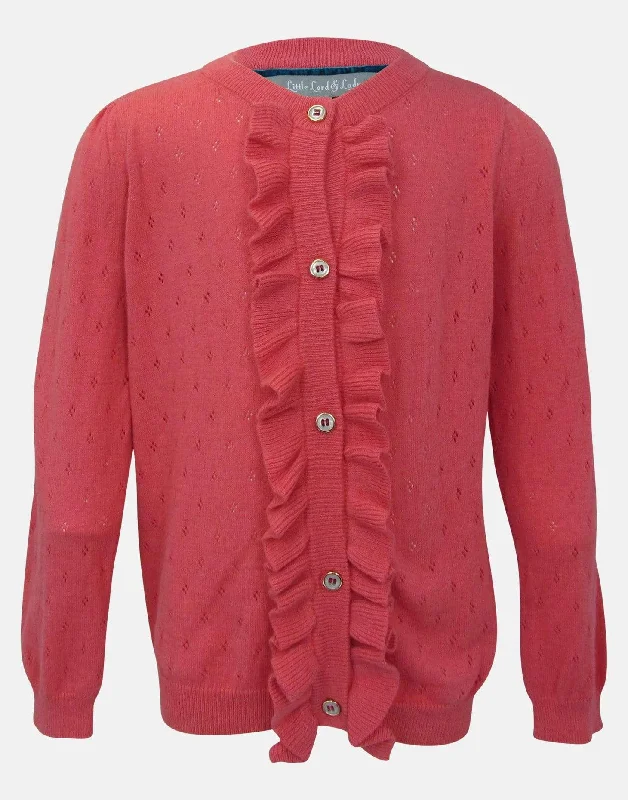 Verity: Coral cardigan